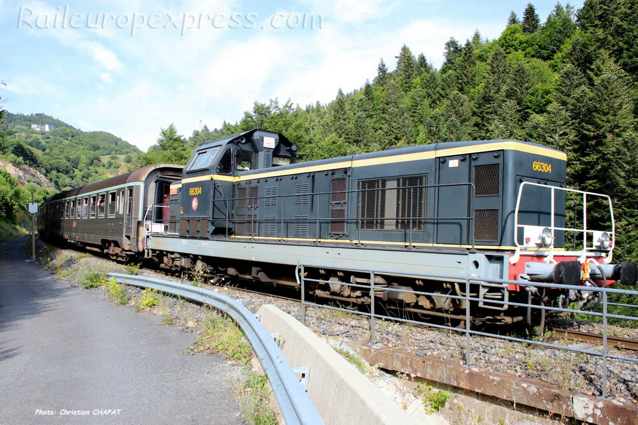 BB 66304 SNCF près du Lioran (F-15)