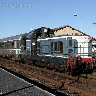 BB 66502 SNCF à Langeac (F-43)
