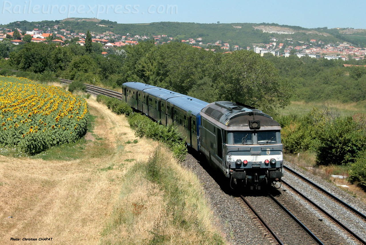BB 67300 SNCF près du Cendre (F-63)