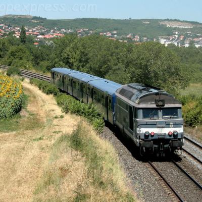 BB 67300 SNCF près du Cendre (F-63)