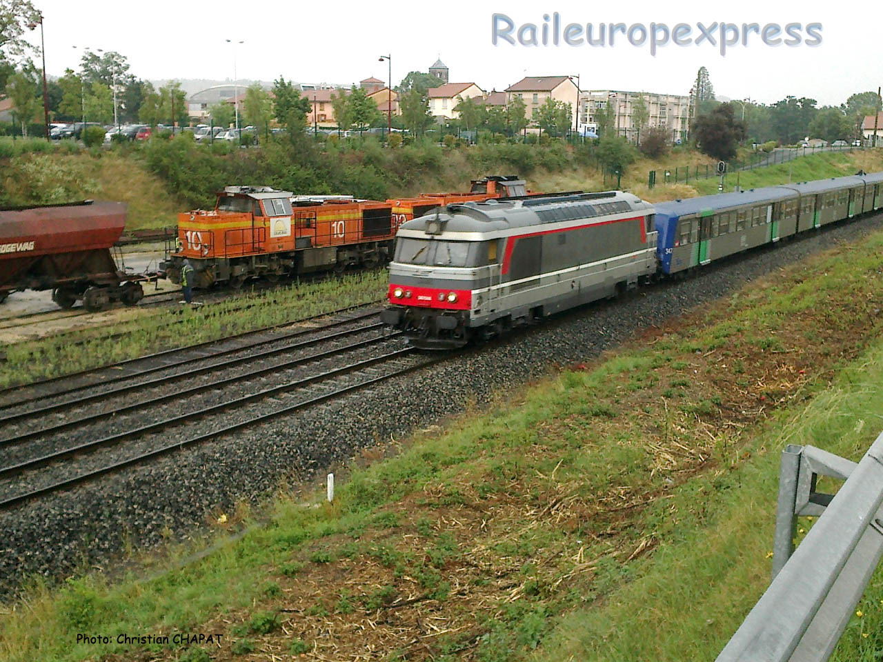 BB 67400 SNCF et Rame Réversible Régionale