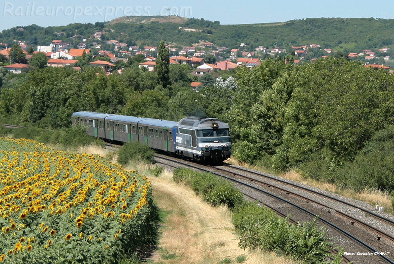 BB 67400 SNCF vers Le Cendre (F-63)