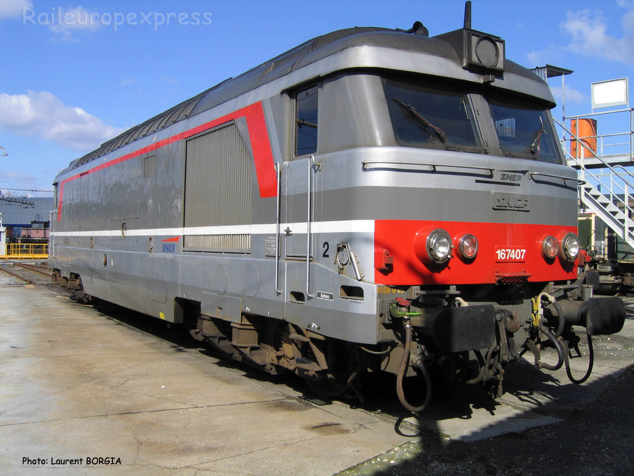 BB 67407 SNCF à Bordeaux (F-33)