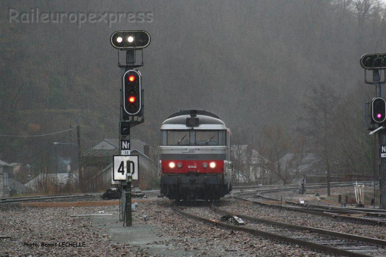 BB 67432 SNCF à Tulle (F-19)