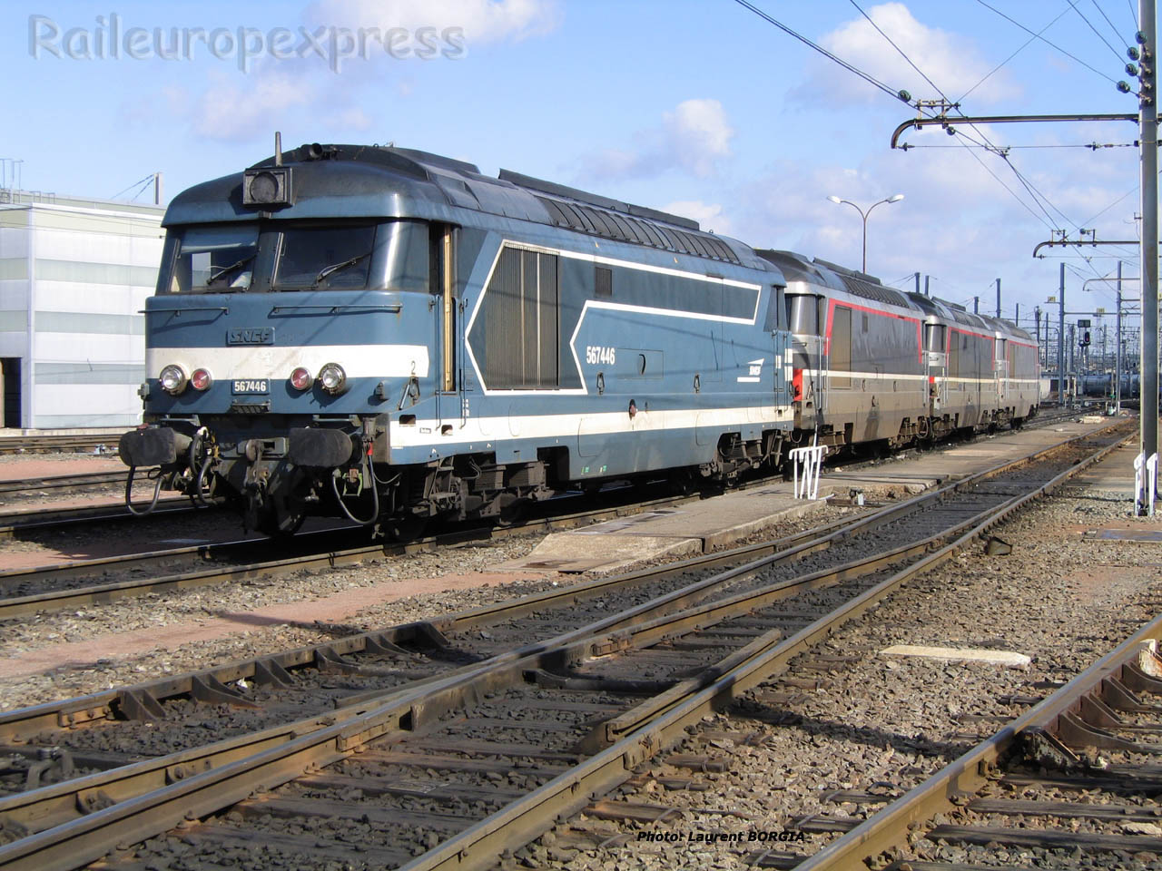 BB 67446 SNCF à Bordeaux (F-33)