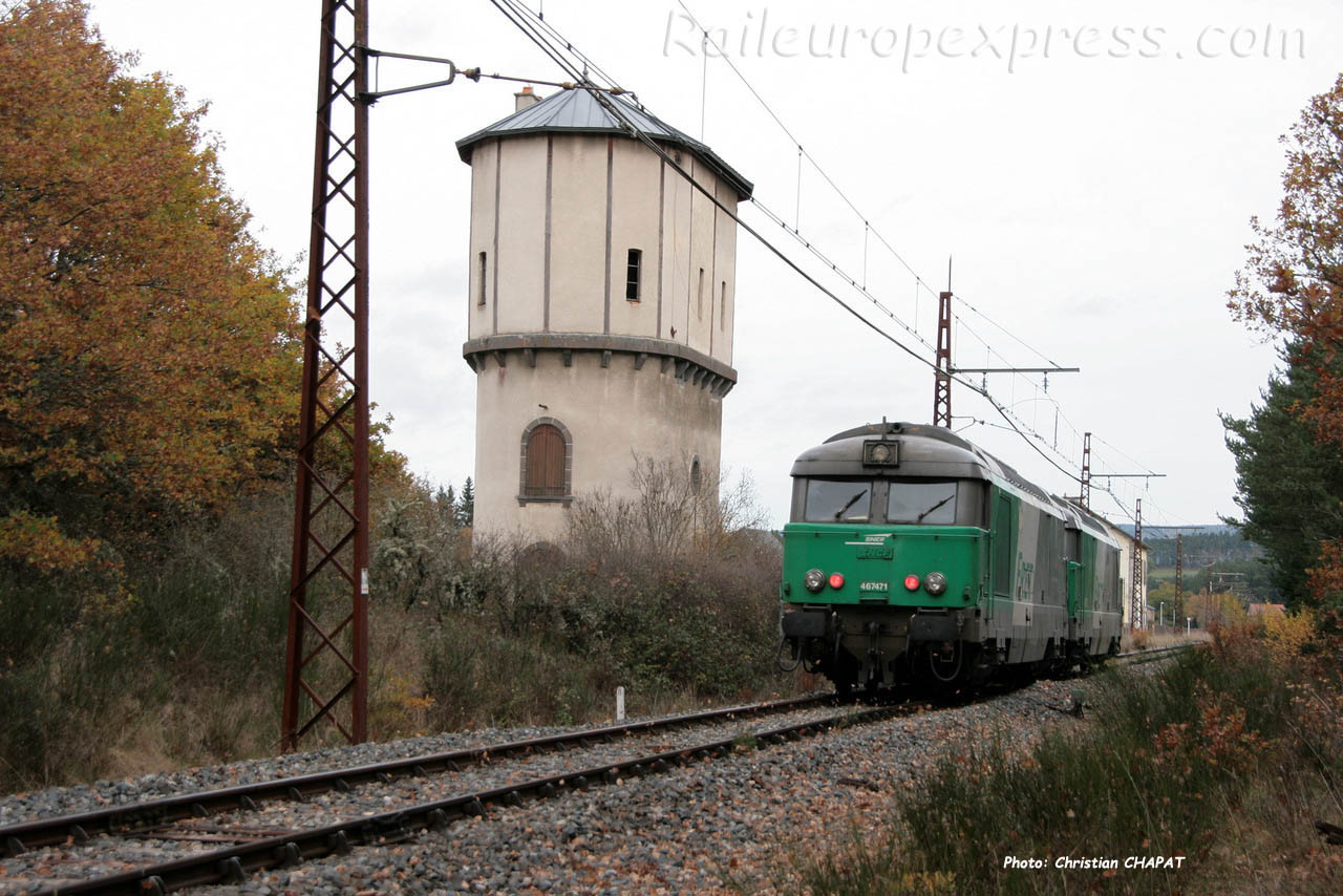 BB 67471 SNCF à Ruynes en Margeride (F-15)