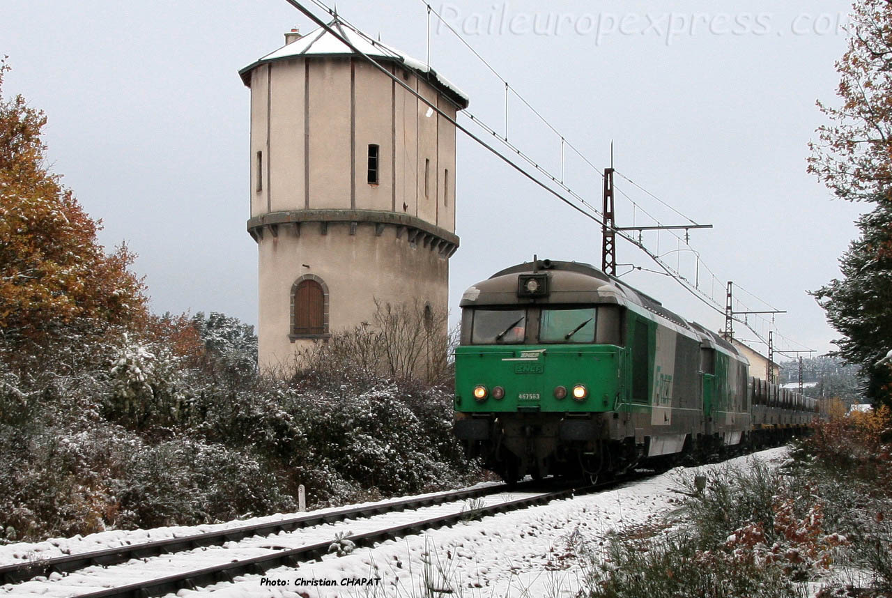 BB 67563 SNCF à Ruynes en Margeride (F-15)