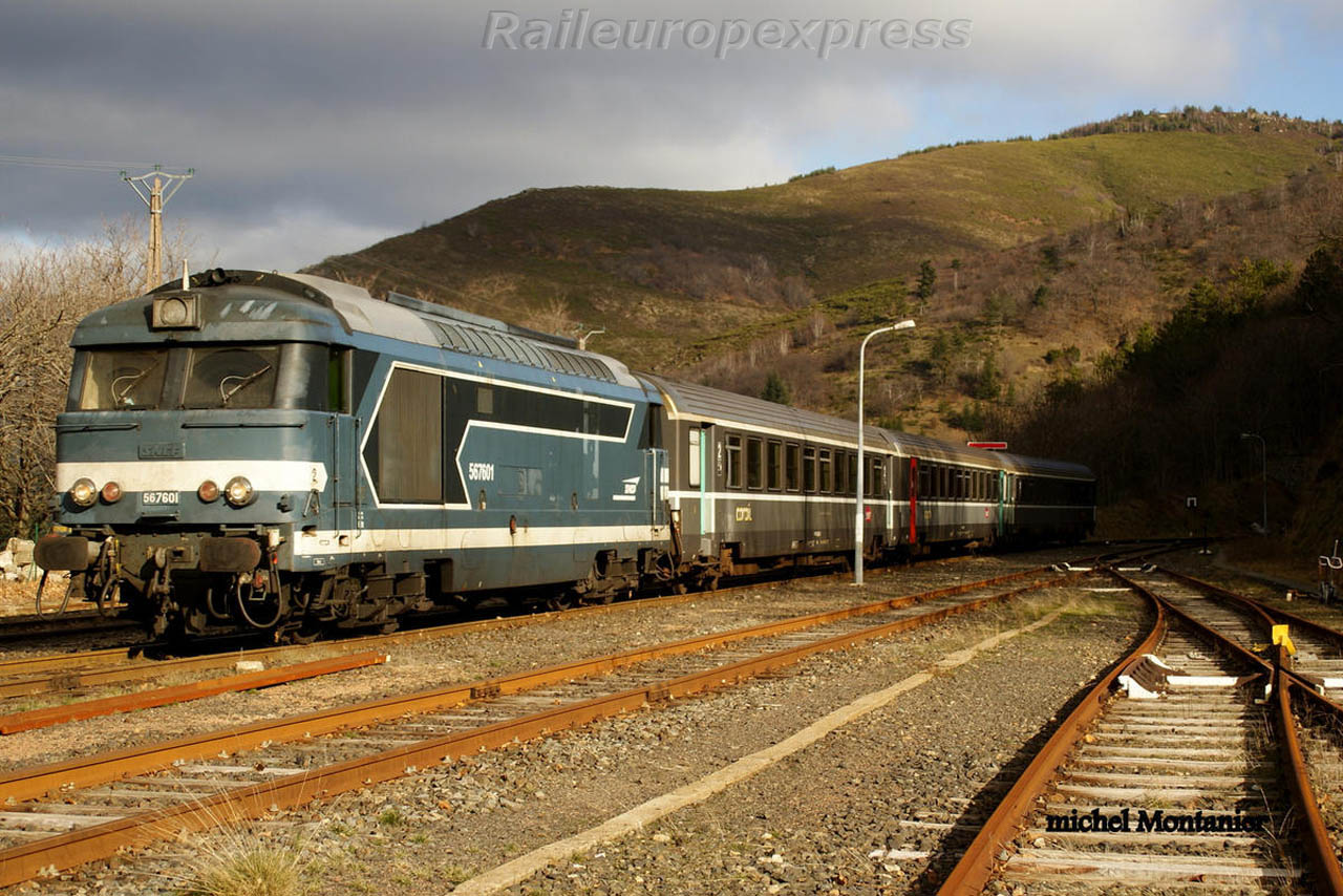 BB 67601 SNCF à Villefort (F 48)