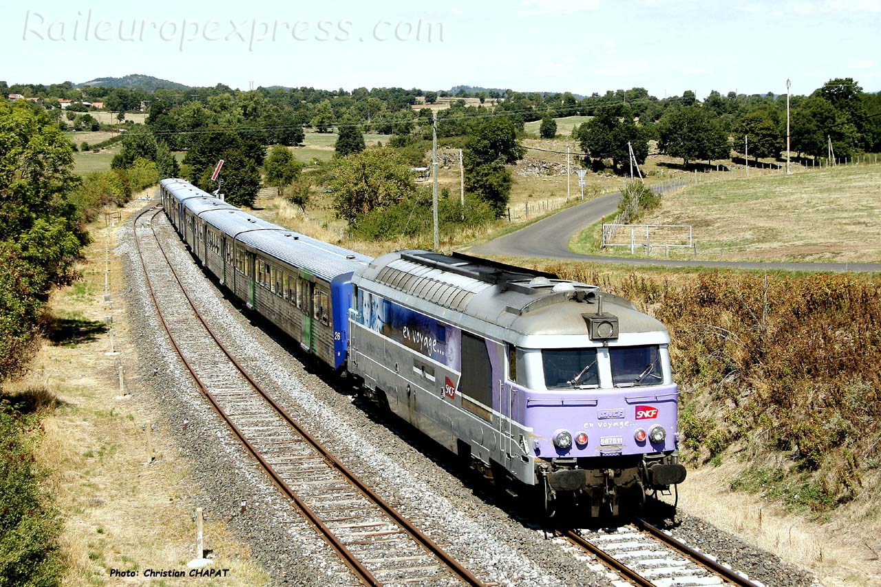 BB 67611 à Saint Georges d'Aurac (F-43)