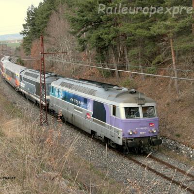 BB 67611 SNCF à Ruynes en Margeride (F-15)