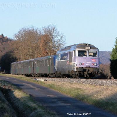 BB 67613 SNCF à Arvant (F-43)