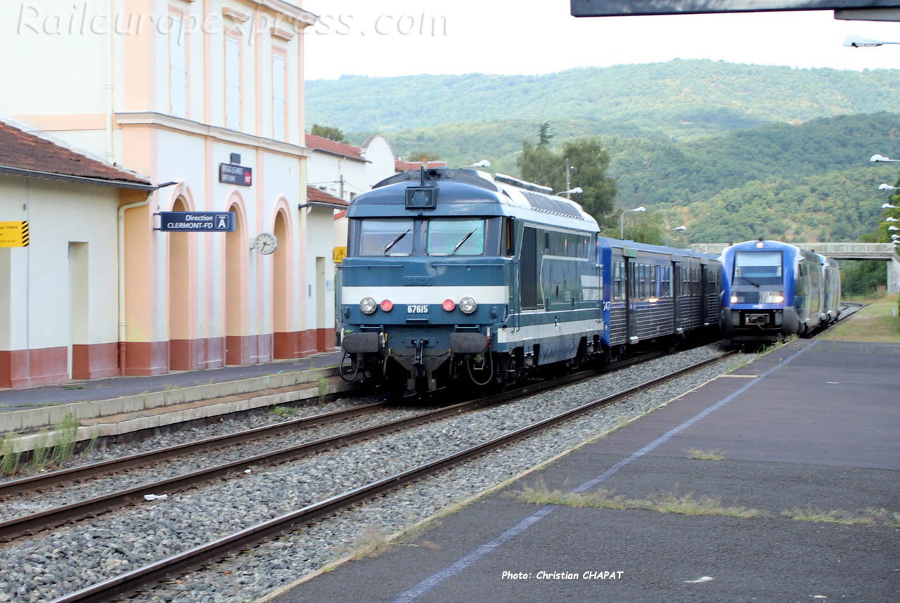 BB 67615 SNCF à Brassac les Mines (F-43)