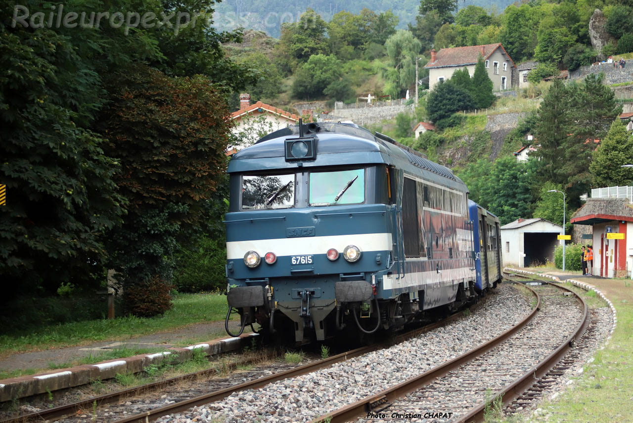 BB 67615 SNCF à Monistrol d'Allier (F-43)