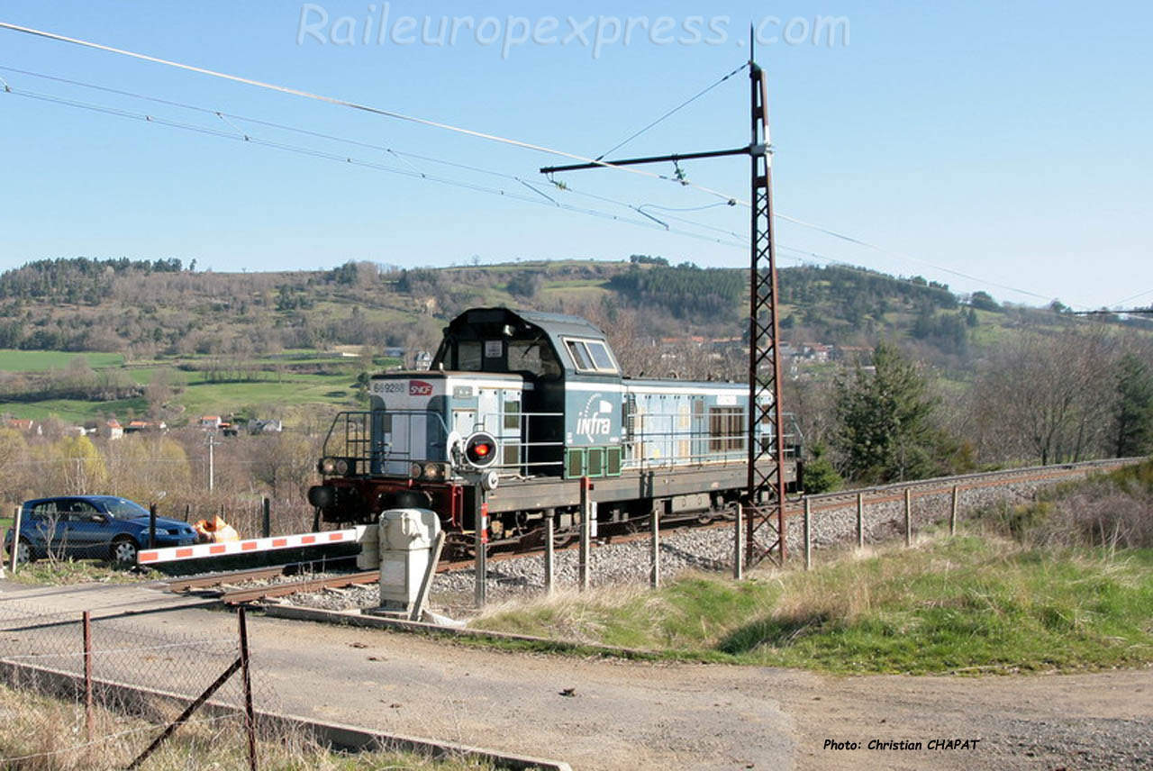 BB 69208 SNCF à Andelat (F-15)