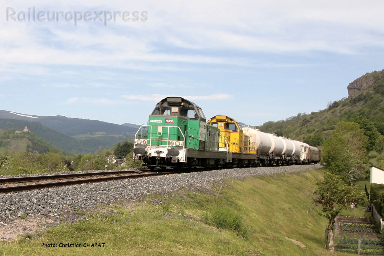 BB 69225 SNCF à Murat (F-15)