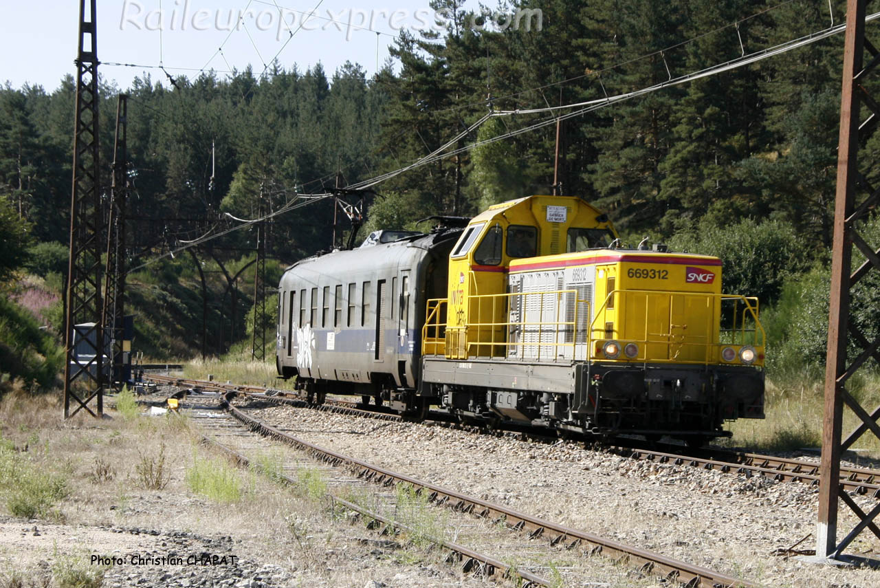 BB 69312 SNCF à Saint Sauveur de Peyre (F-48)