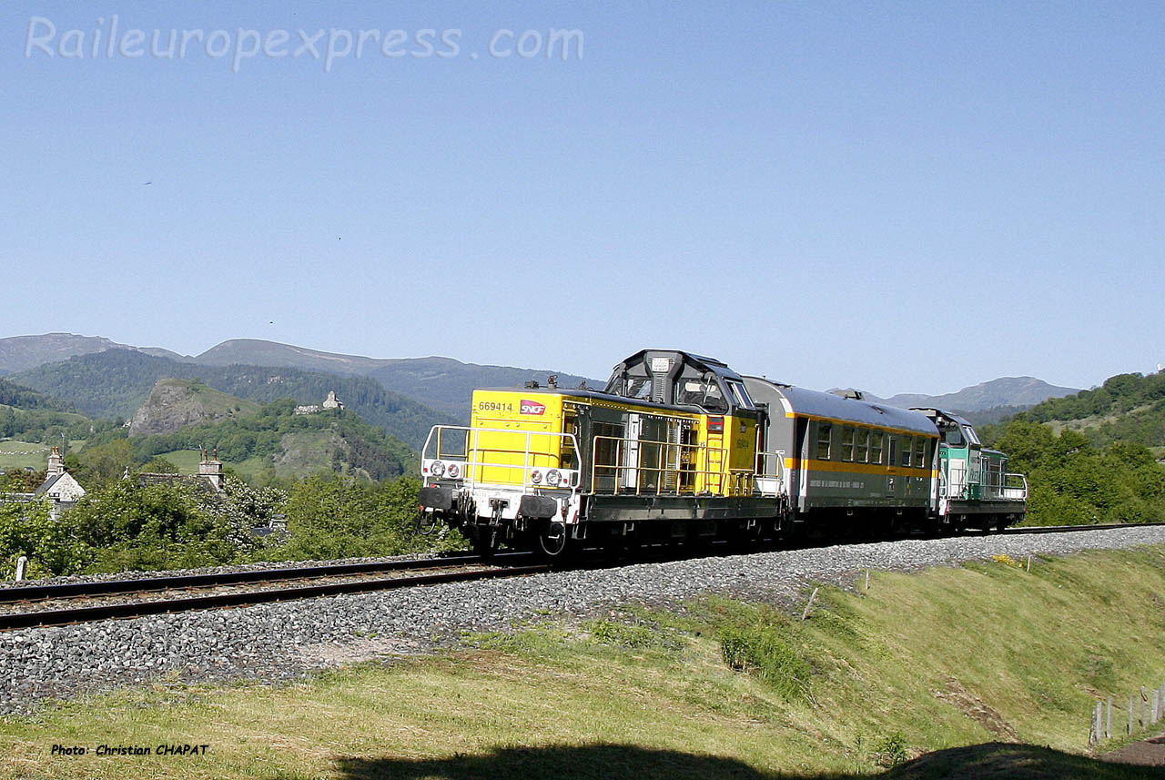 BB 69414 SNCF à Murat (F-15)