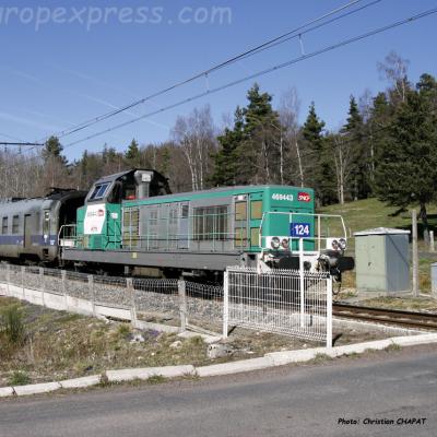 BB 69443 SNCF à Arcomie (F-48)