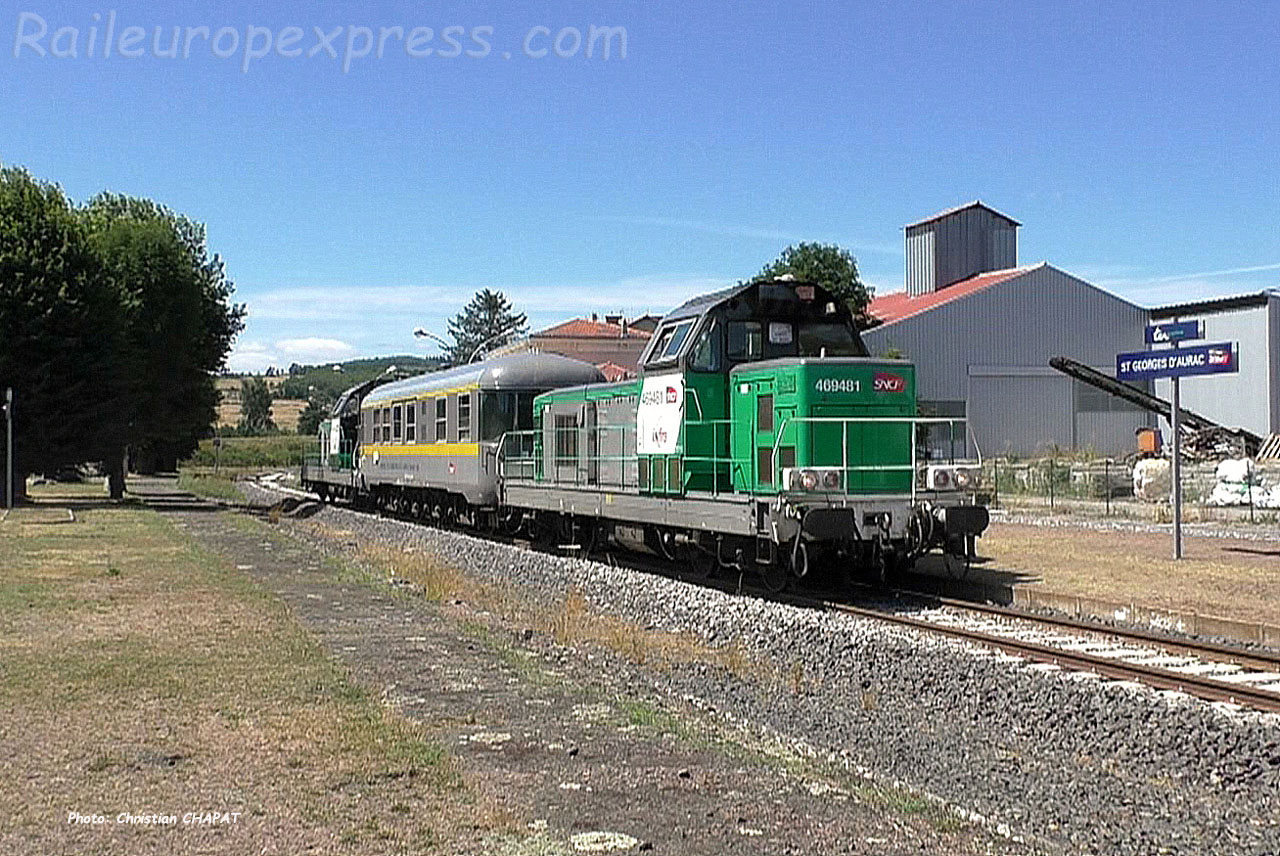 BB 69481 SNCF à Saint Georges d'Aurac (F-43)