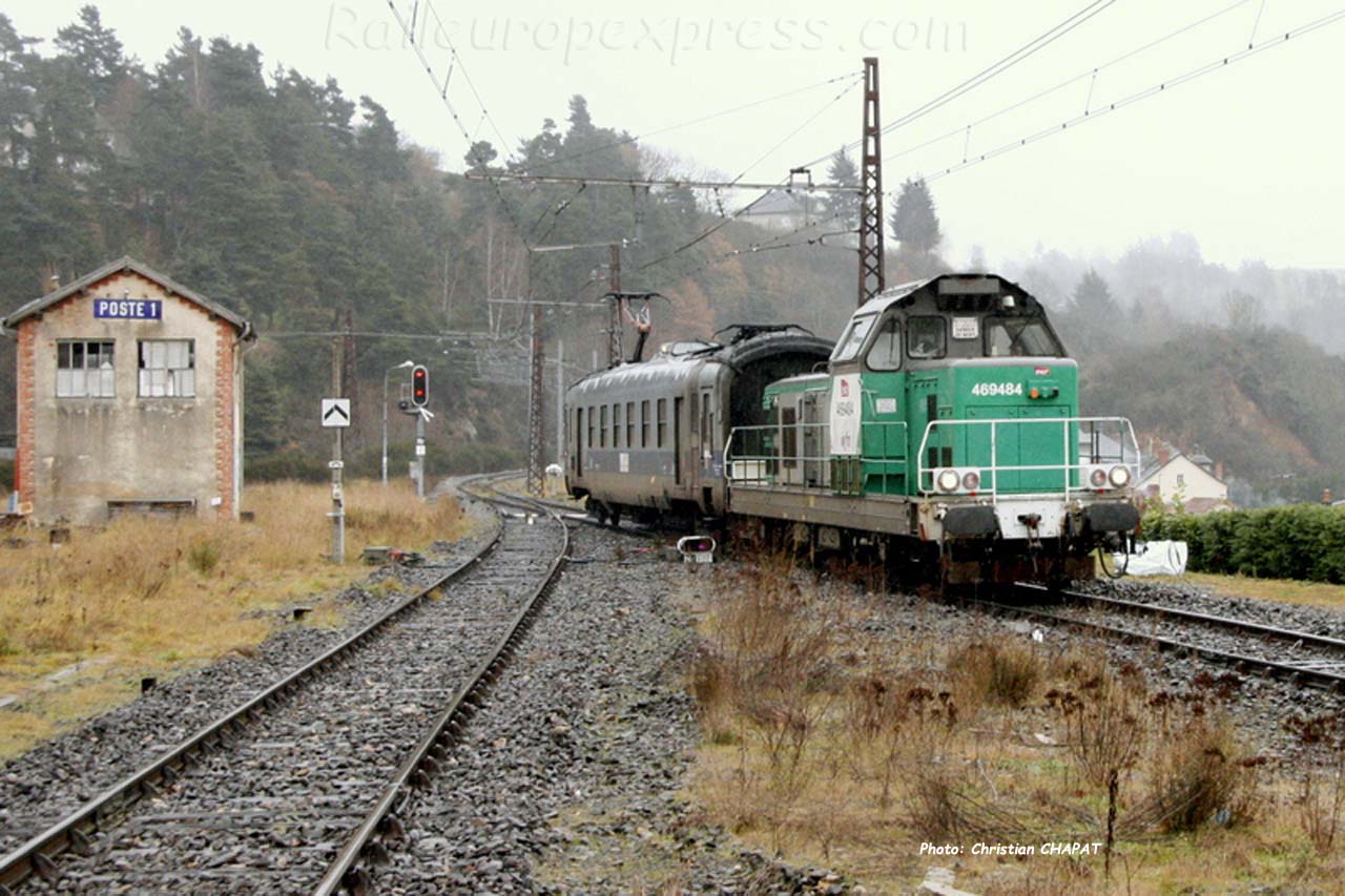 BB 69484 SNCF à Saint Flour (F-15)