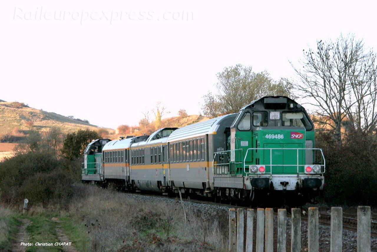 BB 69486 SNCF vers Brioude (F-43)