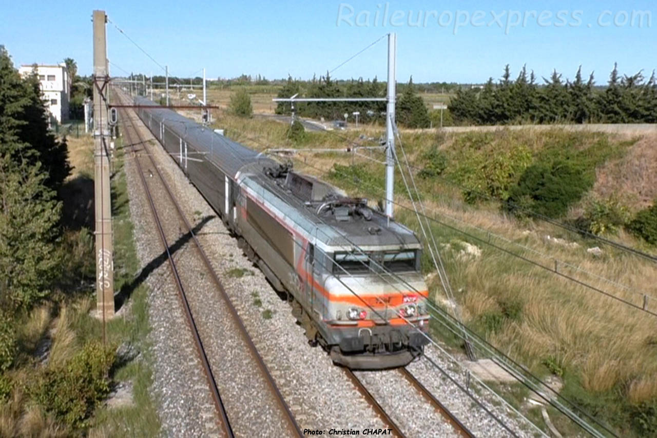 BB 7200 SNCF à Mireval (F-34)