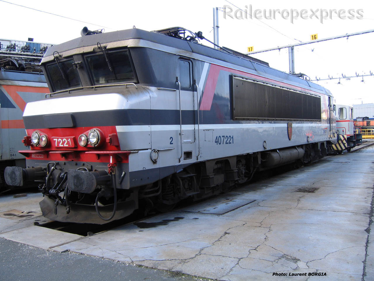 BB 7221 SNCF à Bordeaux (F-33)