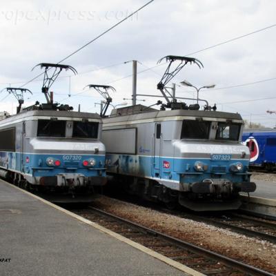 BB 7320 et 7323 SNCF à Paris-Bercy (F-75)