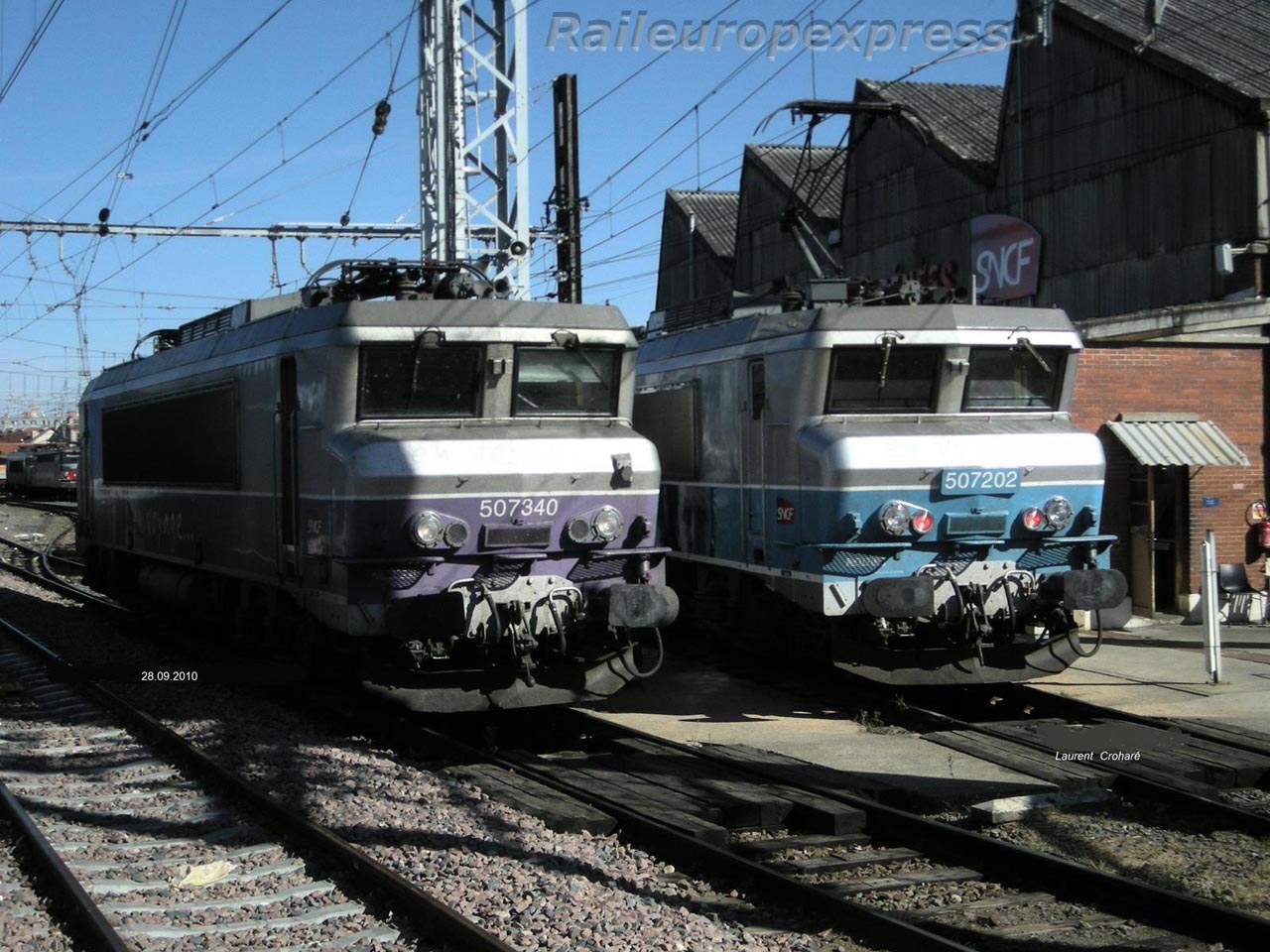 BB 7340 et BB 7202 à Toulouse