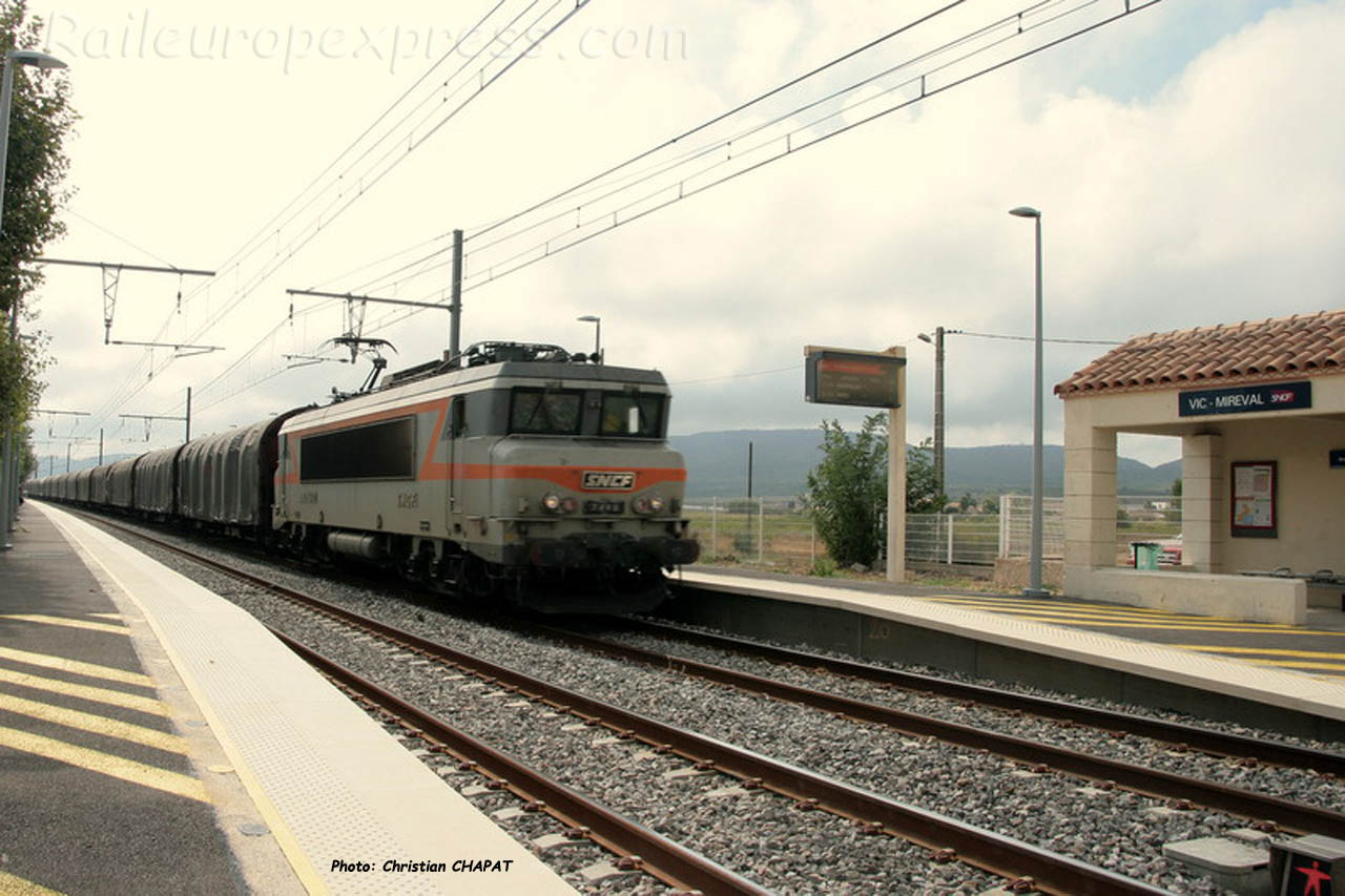 BB 7418 SNCF à Vic-Mireval (F-34)