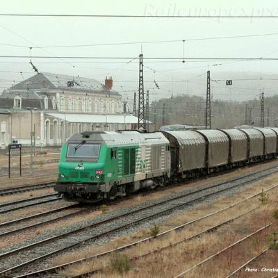 BB 75402 SNCF à Neussargues (F-15)