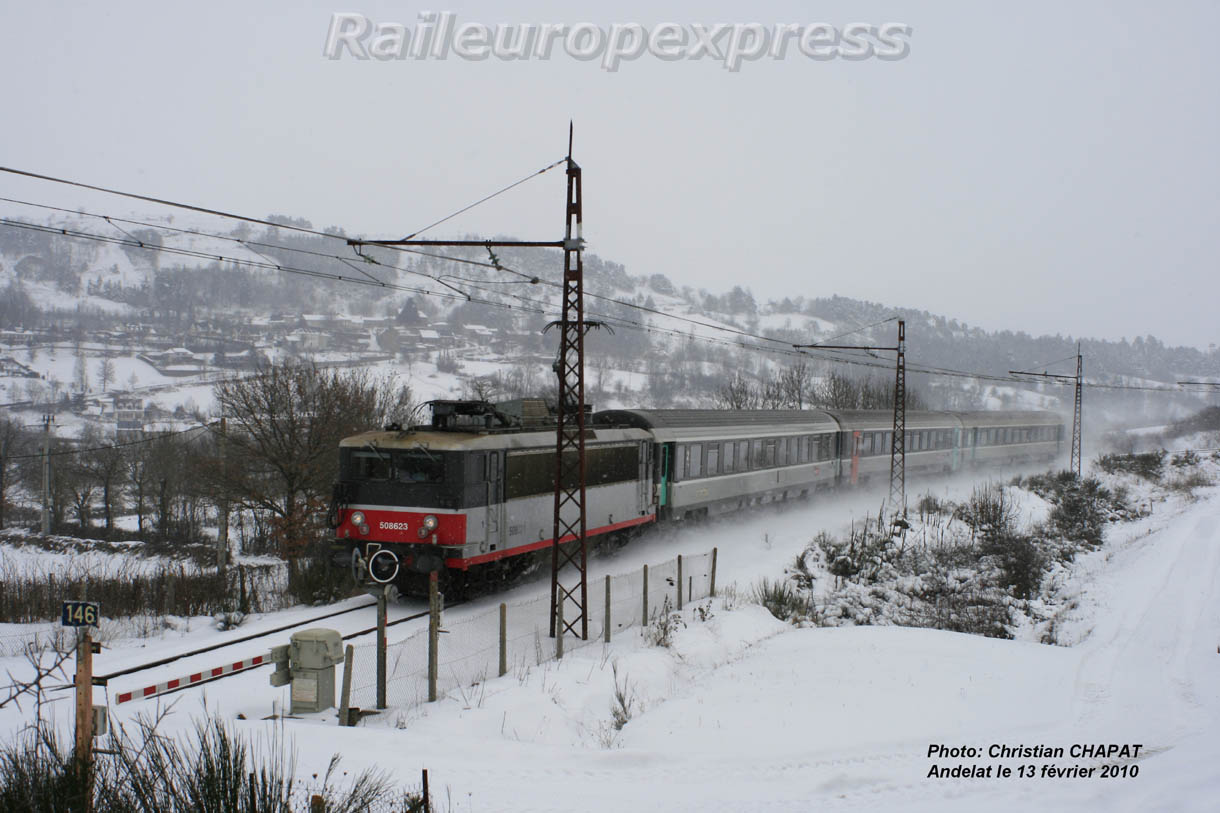 BB 8623 en tête de l'Aubrac