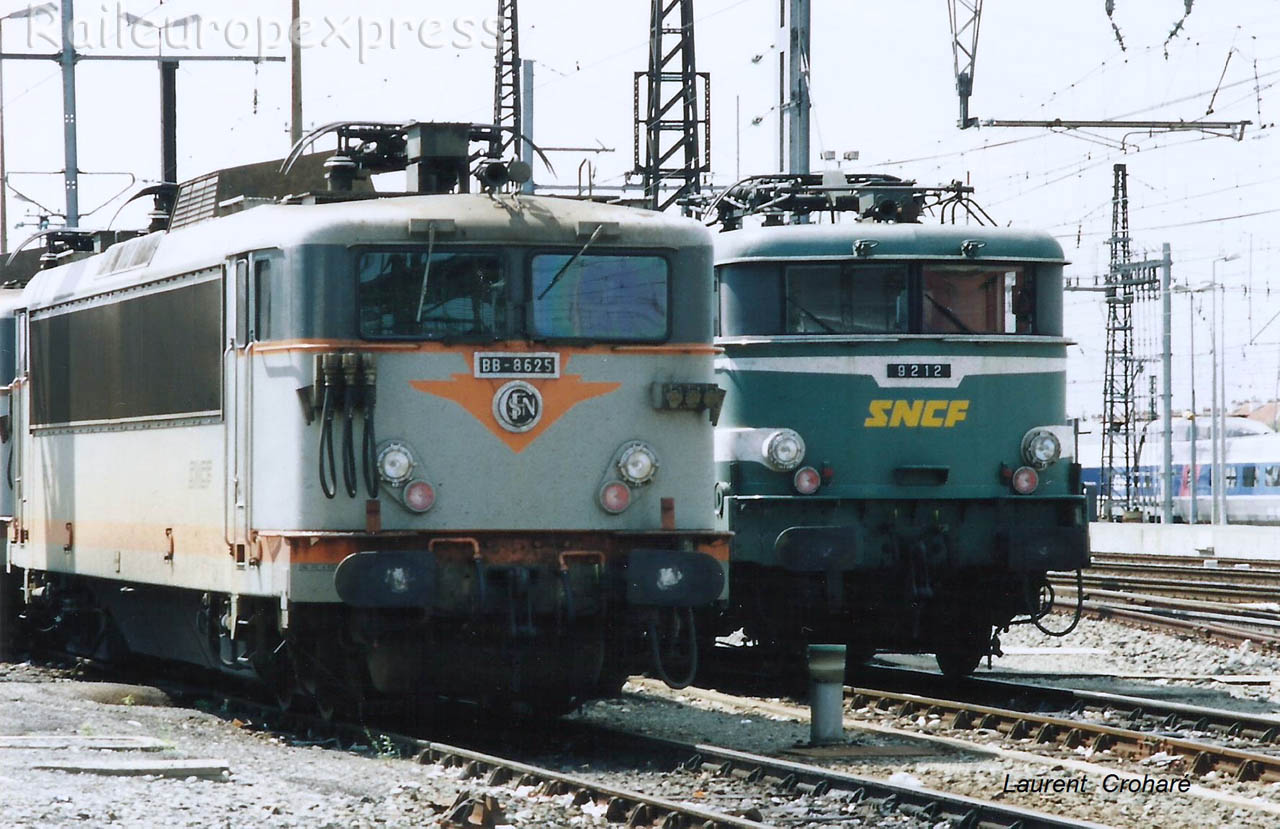 BB 8625 et BB 9212 SNCF