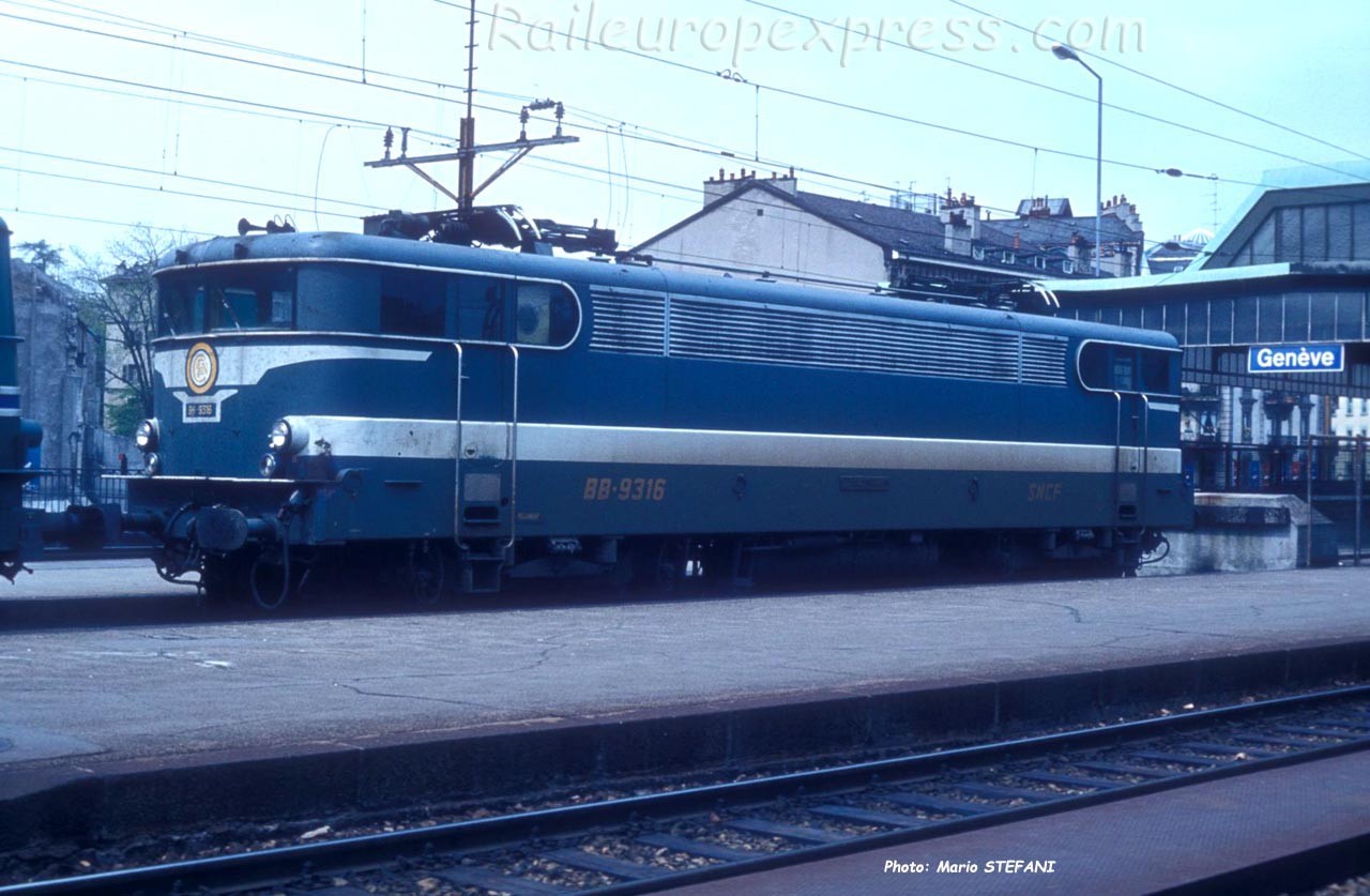 BB 9316 SNCF à Genève (CH)