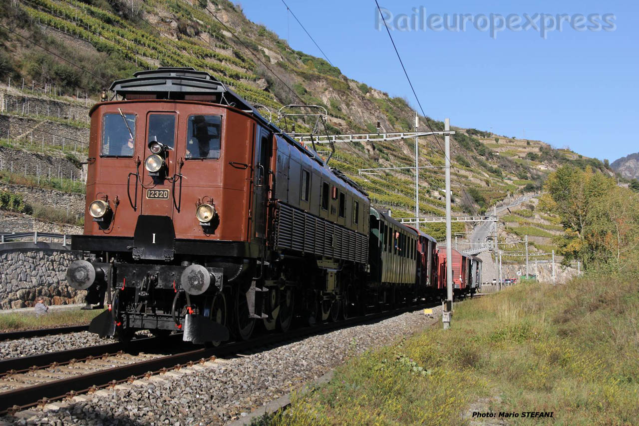 Be 4/6 12320 CFF à Sion (CH)