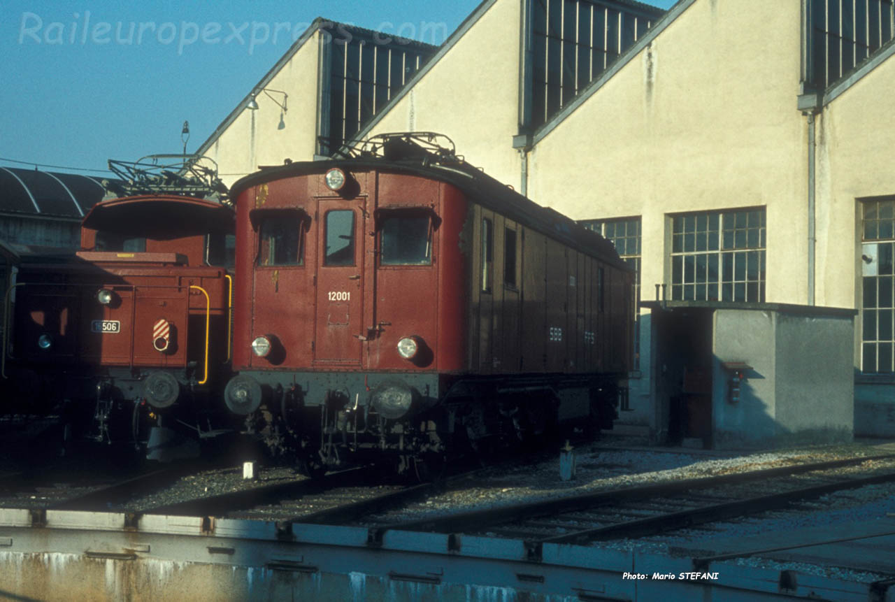 Be 4/4 12001 CFF à Yverdon (CH)