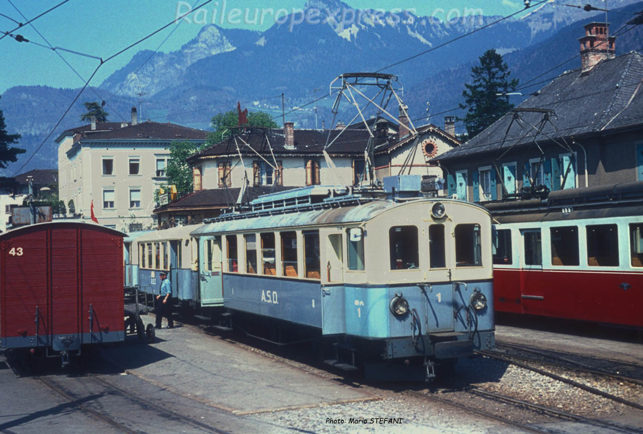 BFe 4/4 ASD à Aigle (CH)