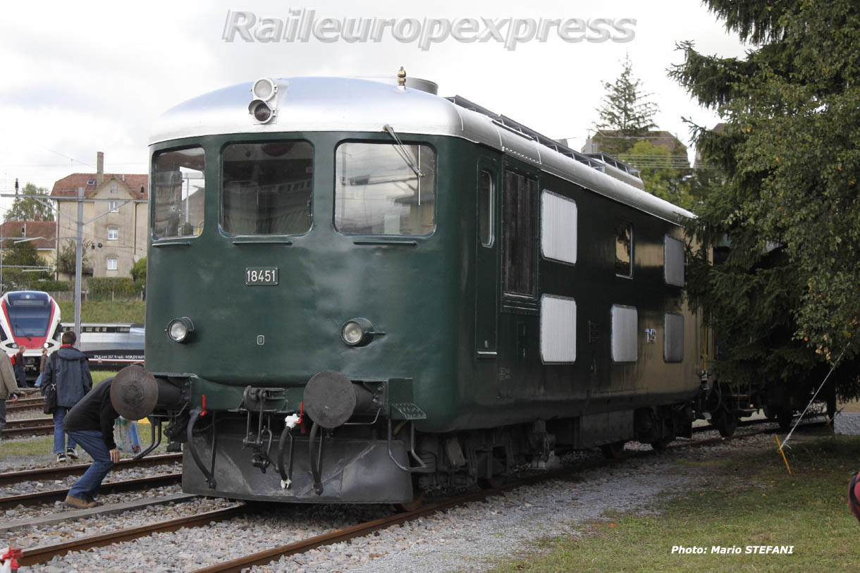 Bm 4/4 II 18451 CFF à Bienne