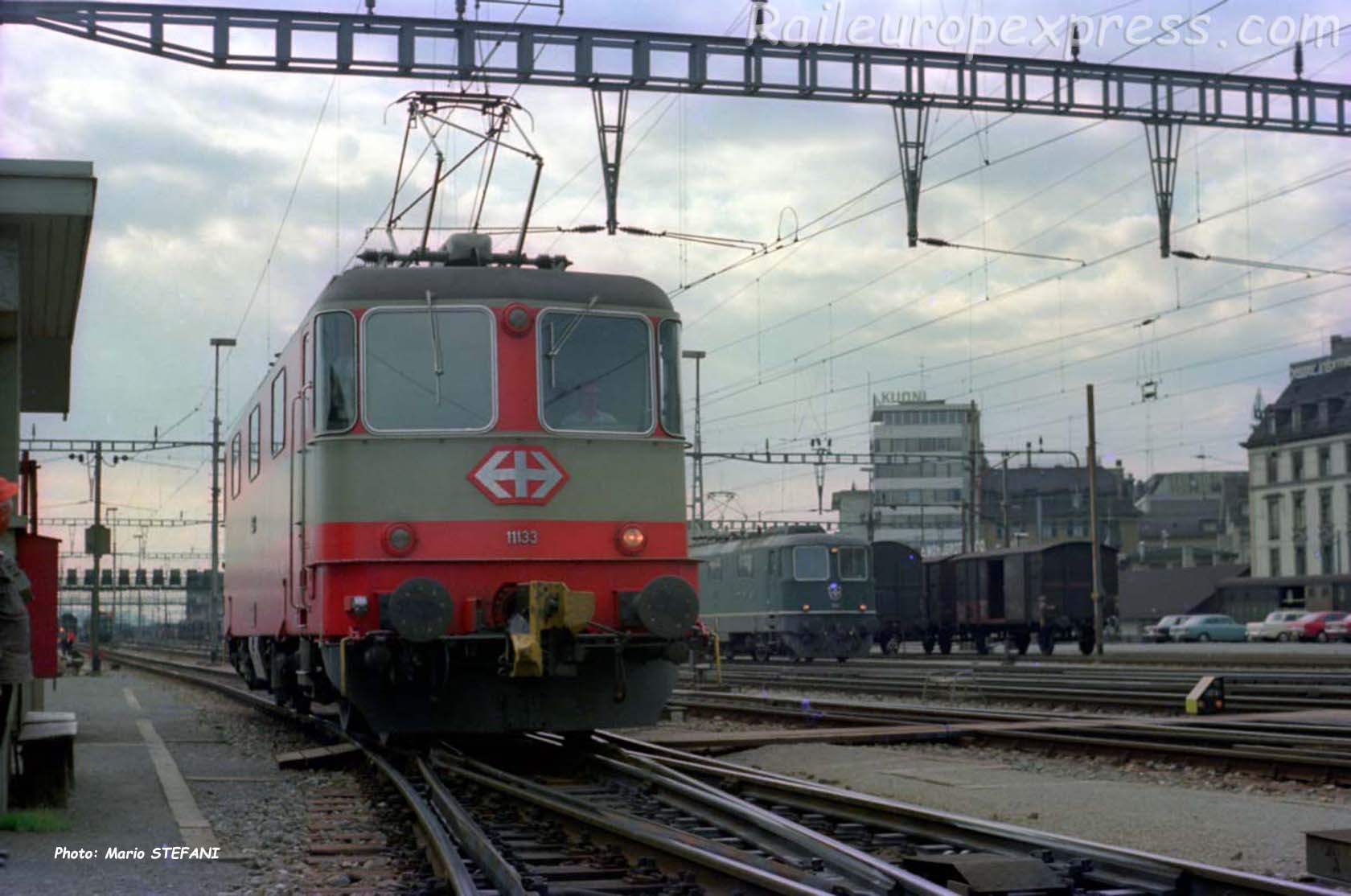 Re 4/4 II 11133 CFF à Zürich (CH)