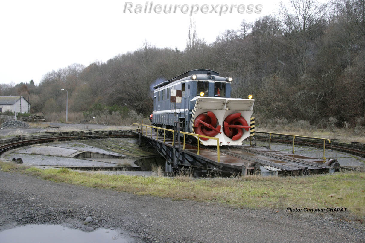 Chasse-neige rotatif SNCF à Neussargues