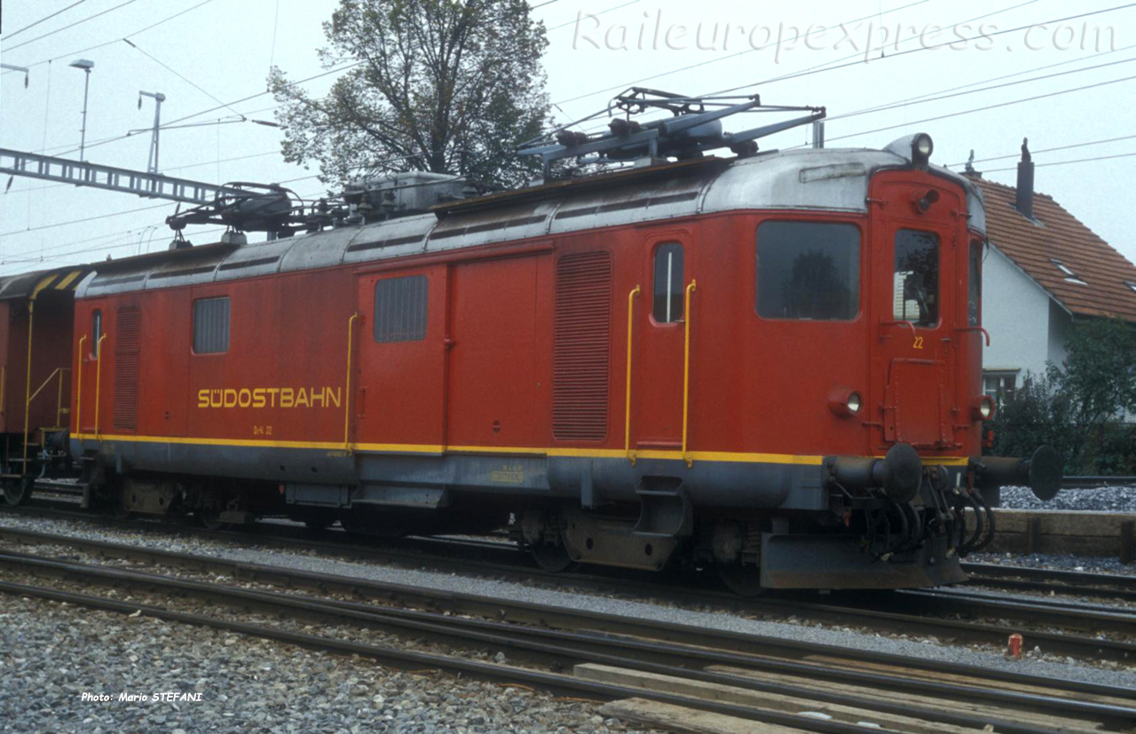 De 4/4 22 SOB à Samstagen (CH)