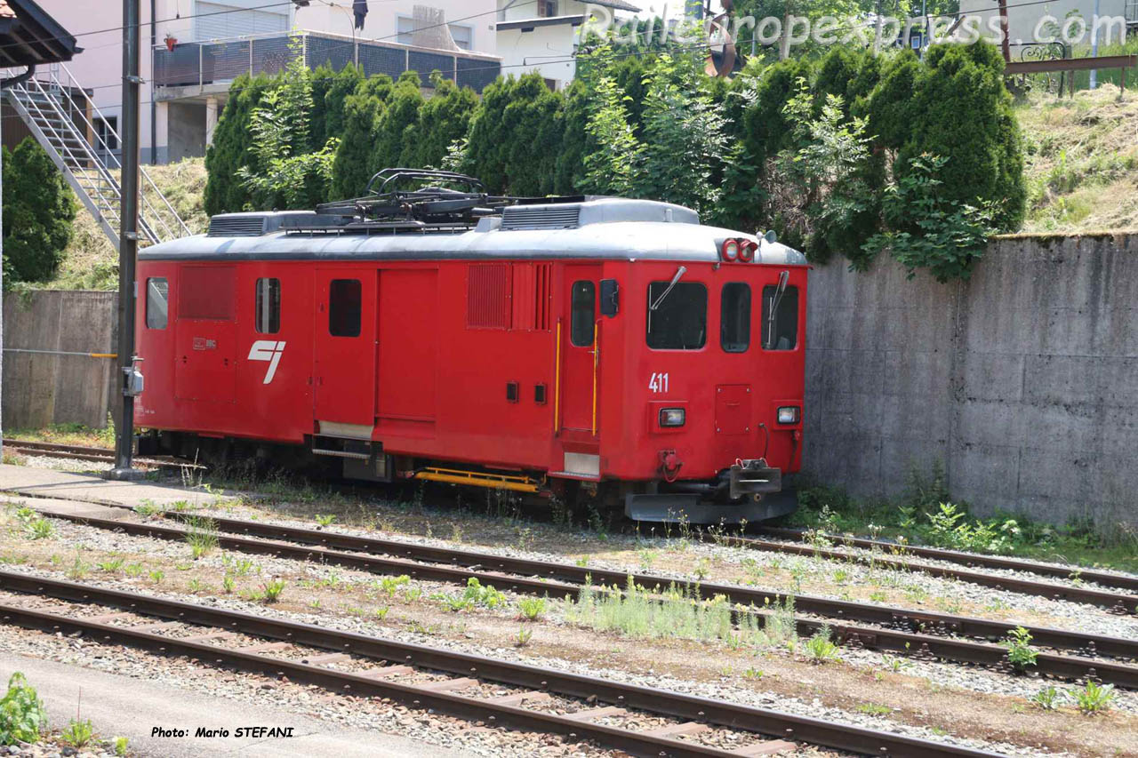 De 4/4 411 CJ à Tramelan (CH)