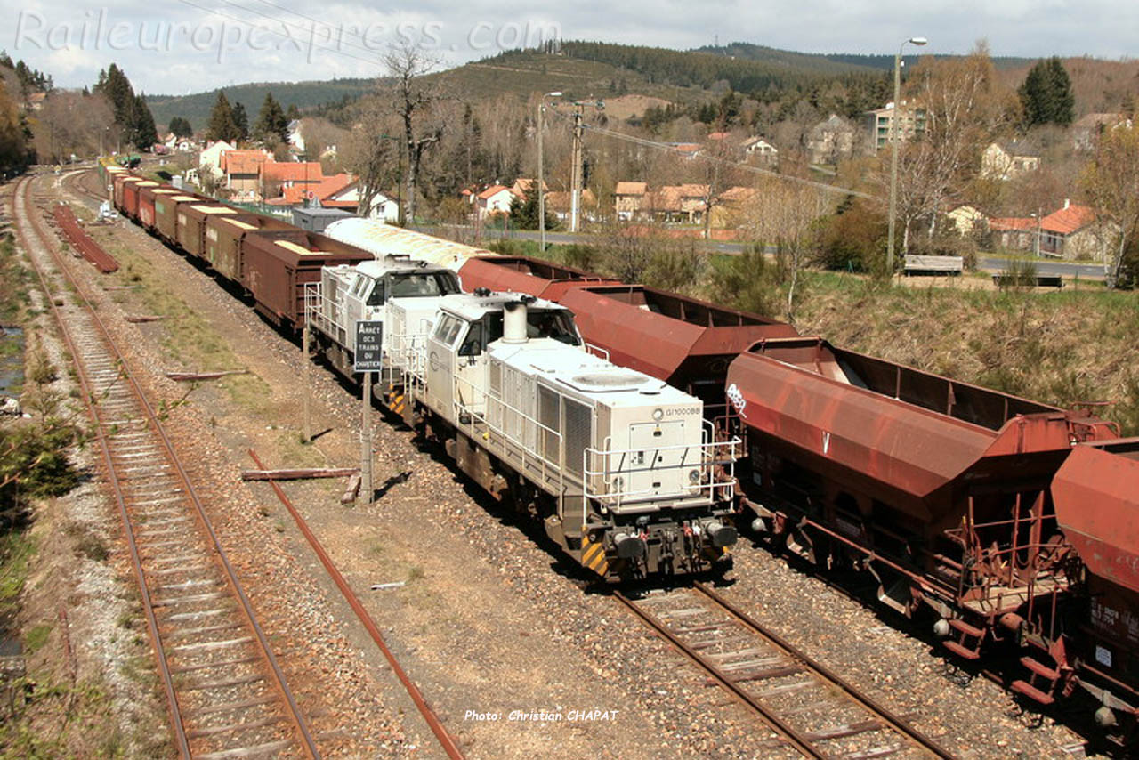 Dernier train ECR 28/04/2017 à La Bastide Saint Laurent les Bains (F-48)