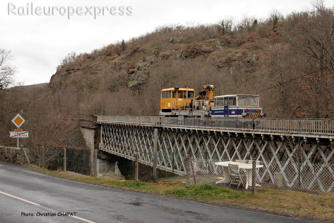 Draisines SNCF à Lempdes sur Allagnon (F-43)