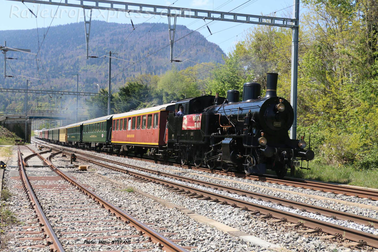 Eb 3/5 5810 CFF à Boudry (CH)