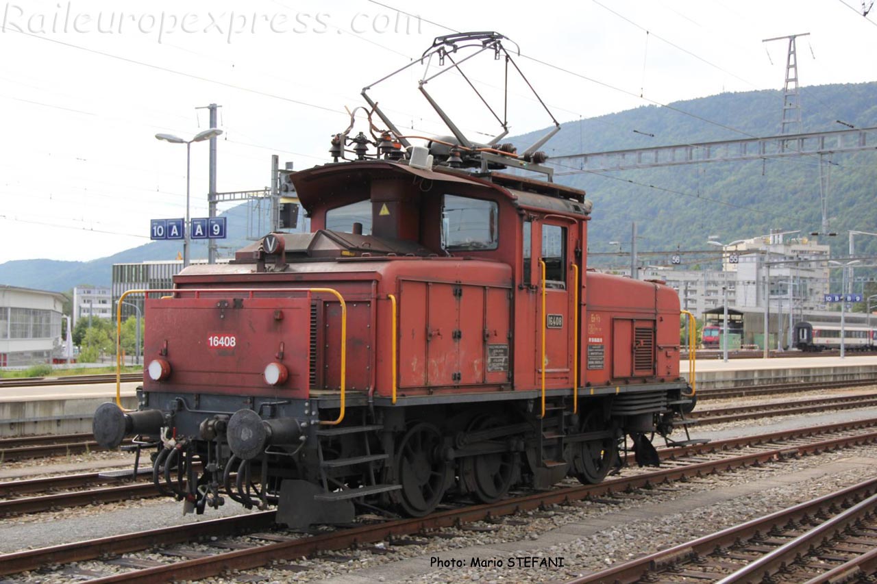 Ee 3/3 16408 CFF à Bienne (CH)