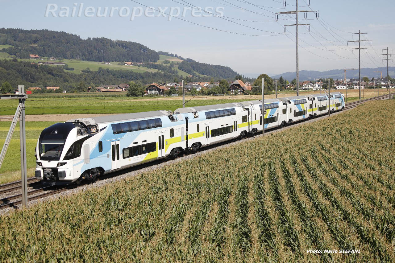 Essais automotrice Westbahn à Kiesen