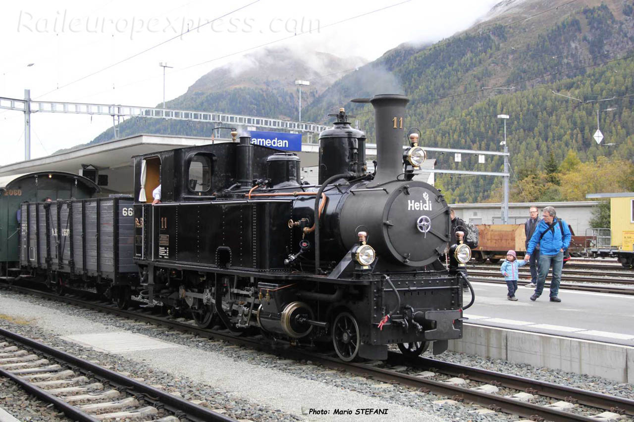 G 3/4 11 RhB à Samedan (CH)