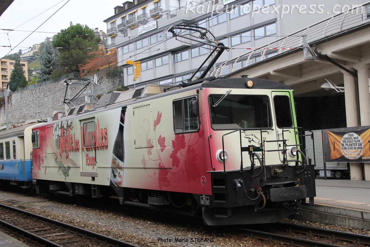 GDe 4/4 6006 MOB à Montreux (CH)