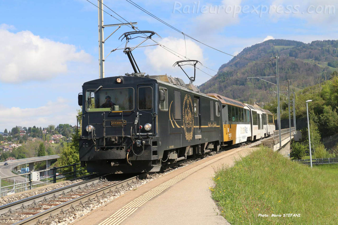 GDe 4/4 MOB à Châtelard (CH)